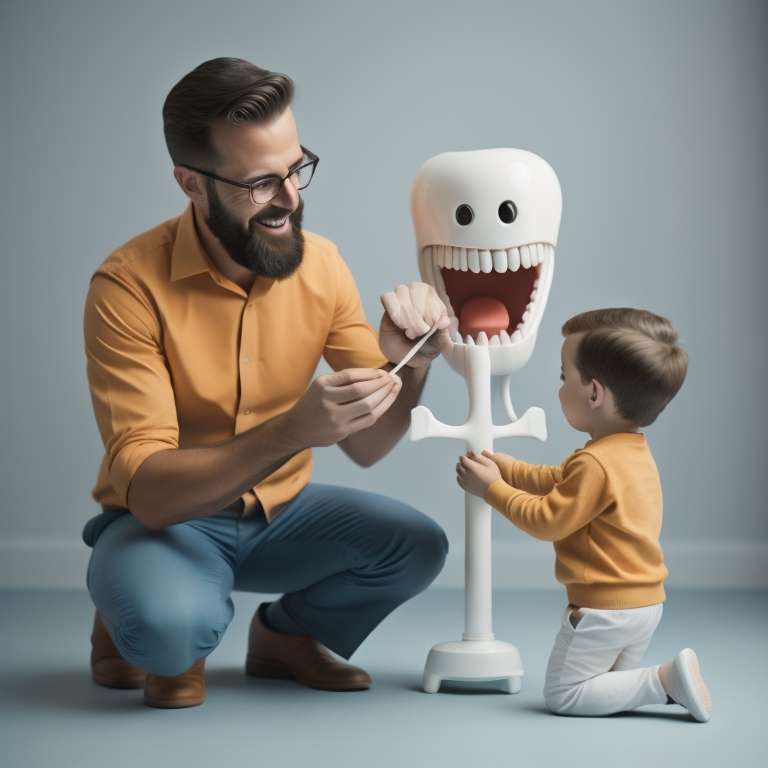 dentist and child