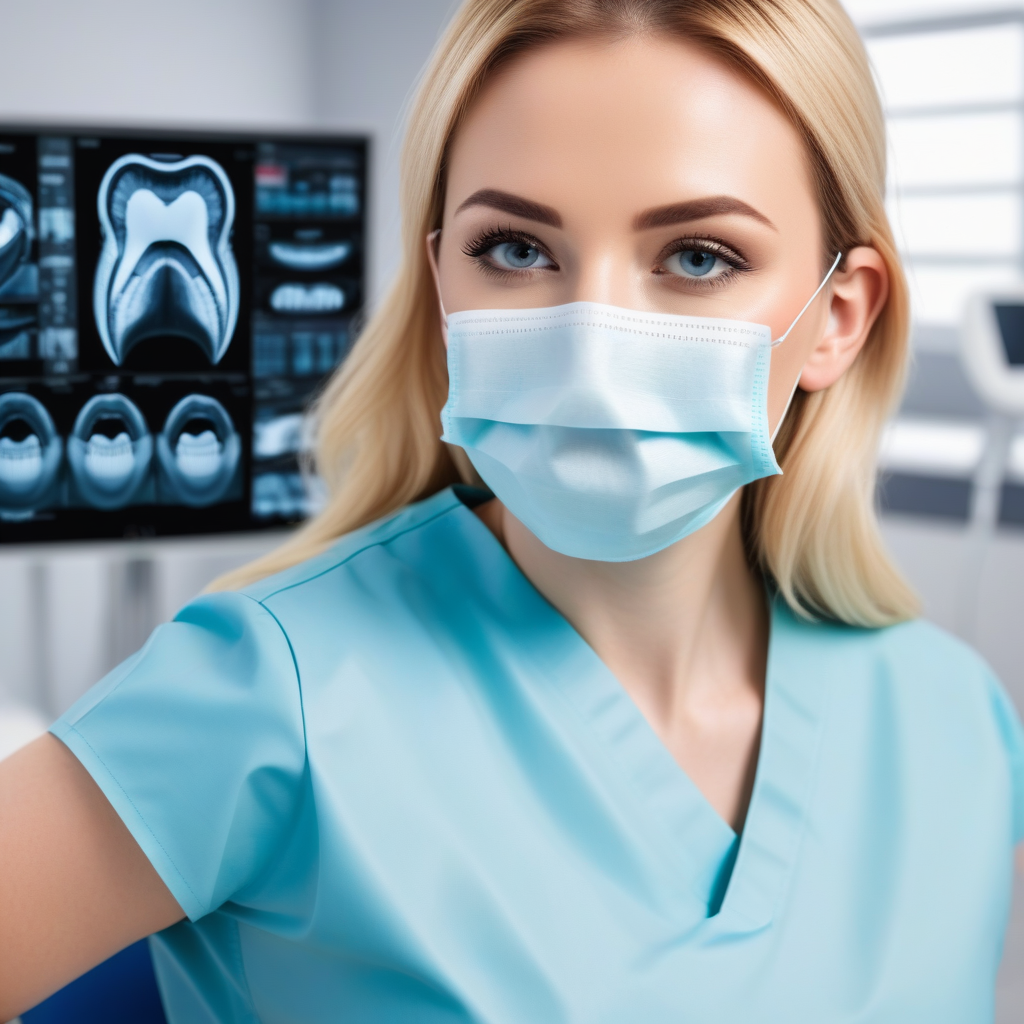 female dentist